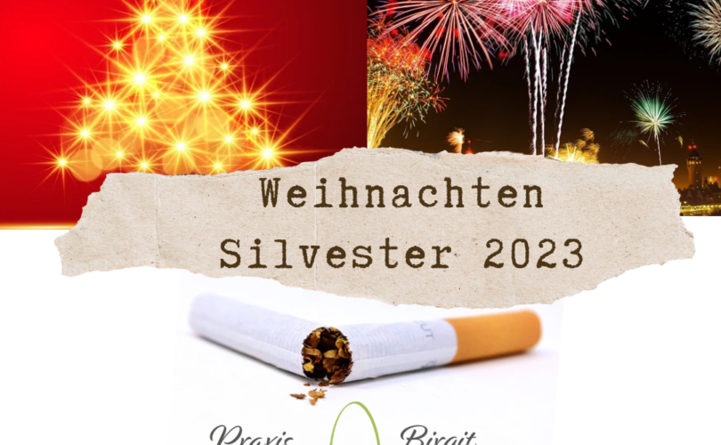 Rauchentwöhnung Frei von Zigaretten zu Weihnachten & Silvester 2023