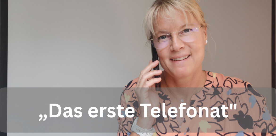 Birgit Sievert, Heilpraktikerin für Psychotherapie in Werl, am Telefon - Blogbeitrag: Das erste Telefonat bei Angst